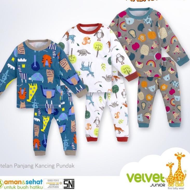 BTL Set panjang Velvet Junior motif ➵✯ (Diskon)