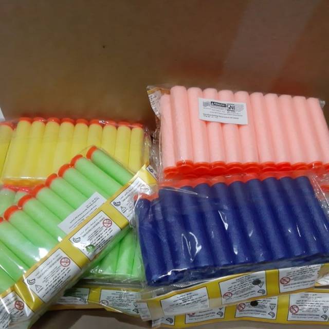 Refill senapan soft bullet peluru bisa karet