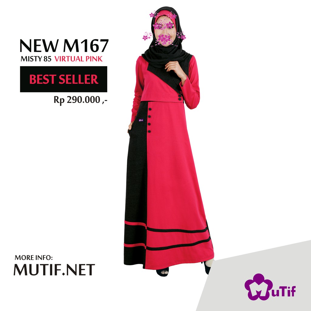 GAMIS MUTIF M167 | GAMIS PROMO MUTIF CASUAL