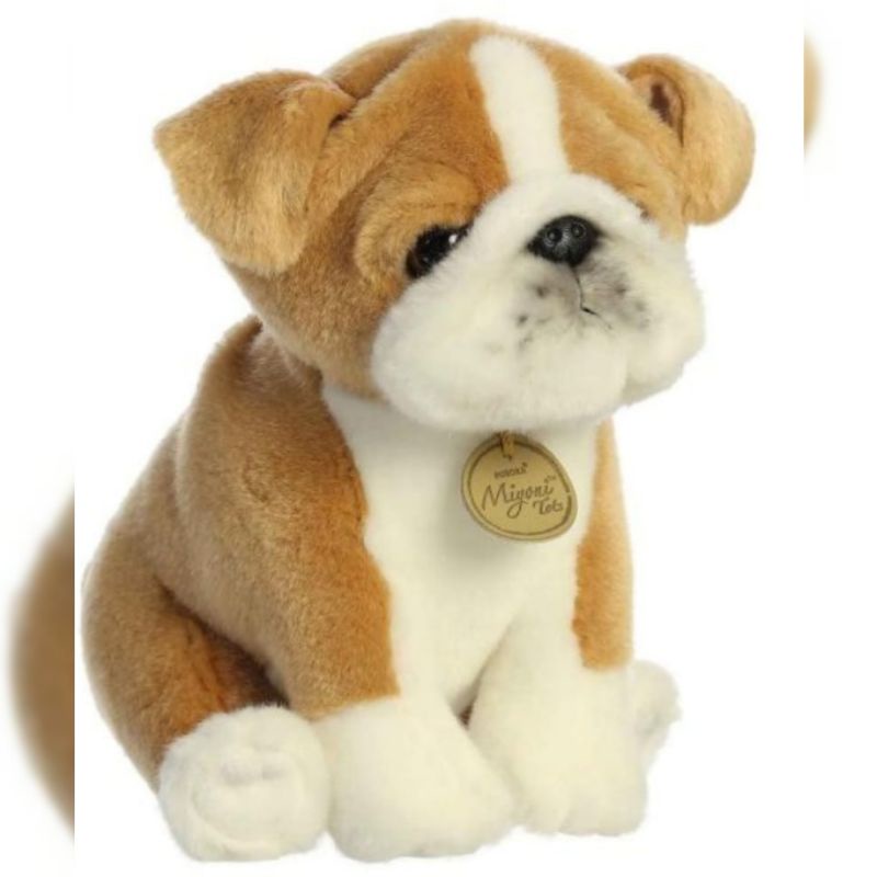 Boneka Hewan Anjing Bulldog Lucu (Bulldog Stuffed Animal Doll)