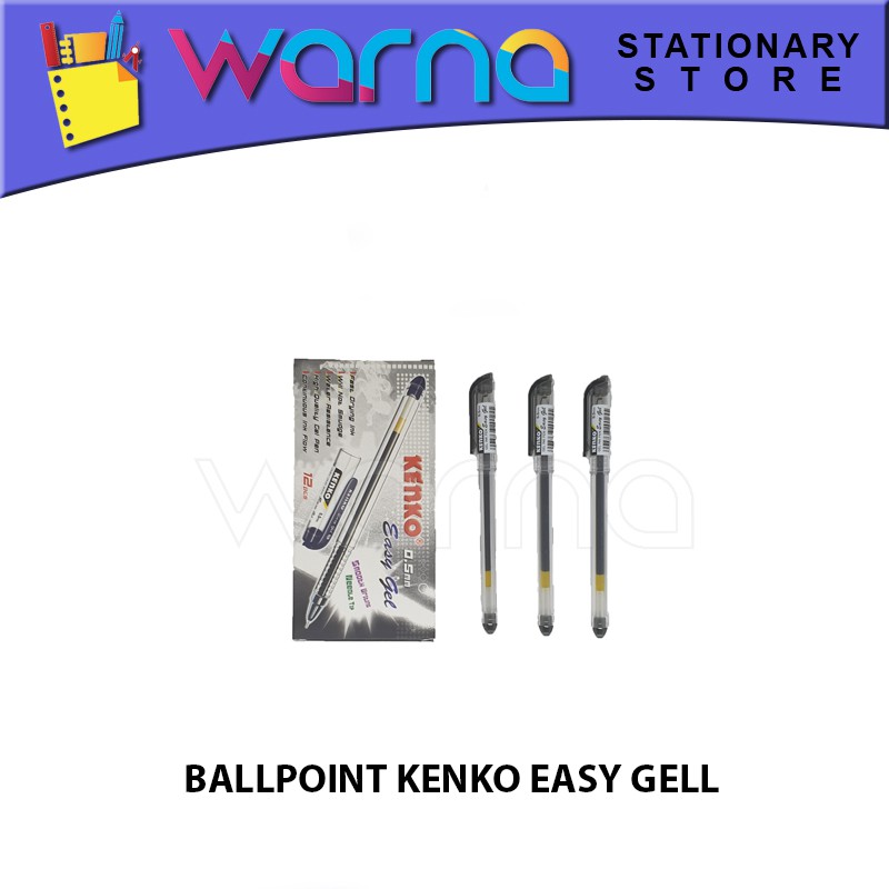 

PEN PULPEN BOLPEN BALLPOINT KENKO EASY GELL