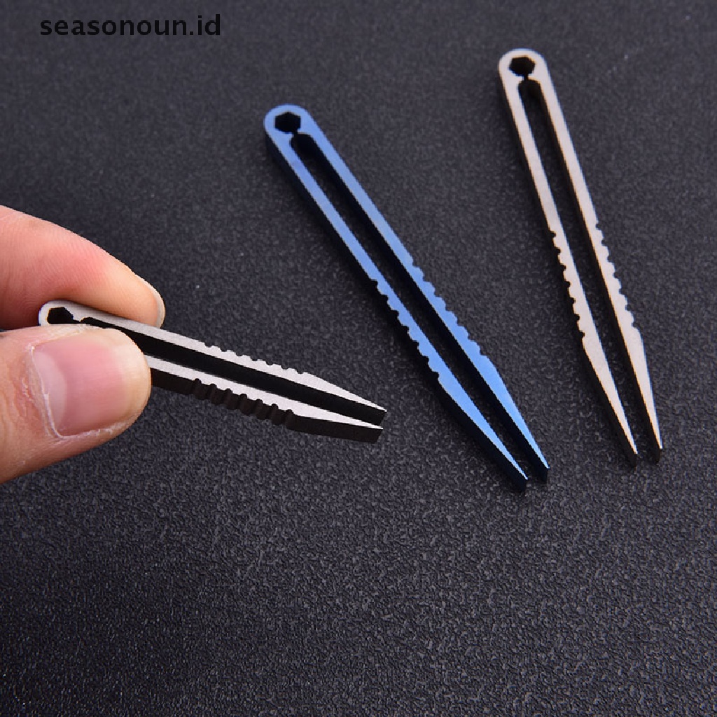 (seasonoun) Tc4 Pinset EDC Multifungsi Bahan Titanium