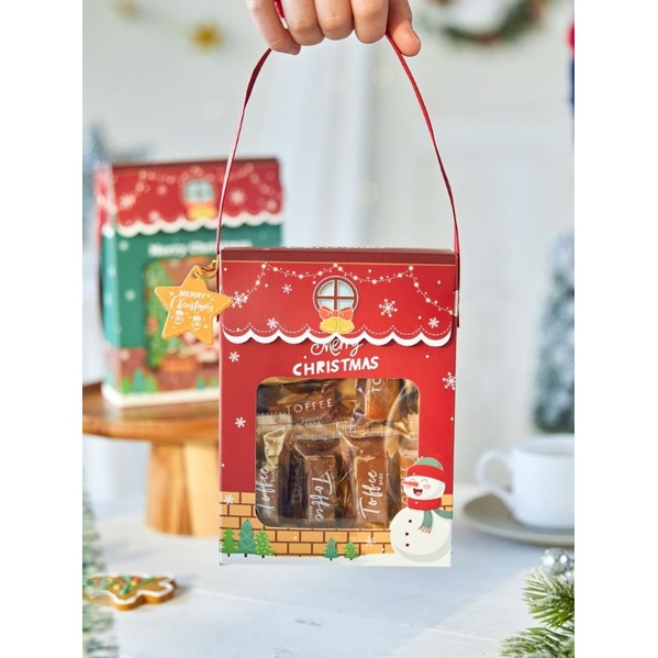 

Tas tenteng natal box hamper natal cantik merry christmas box NB11