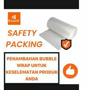 

Tambahan extra Bubble wrap