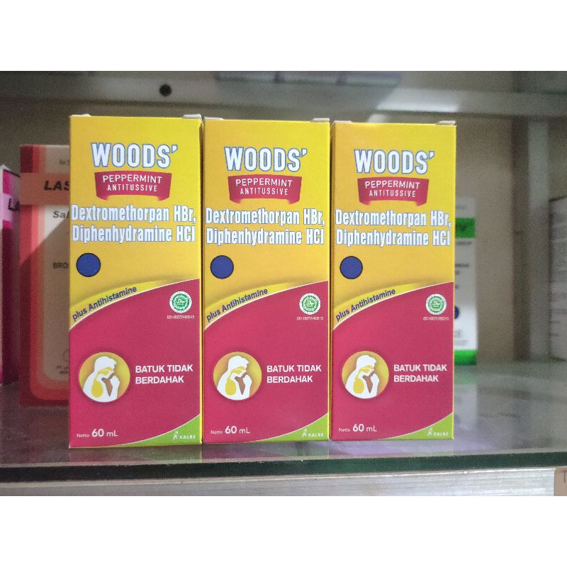 WOODS ANTITUSSIVE 60 ML BATUK TIDAK BERDAHAK