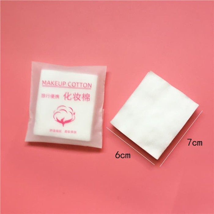 MCT kapas sulam alis makeup cotton non woven 25 pcs make up cotton pad