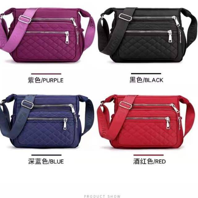 TAS WANITA/ TAS SELEMPANG WANITA DENGAN MOTIF EMBOS IMPORT