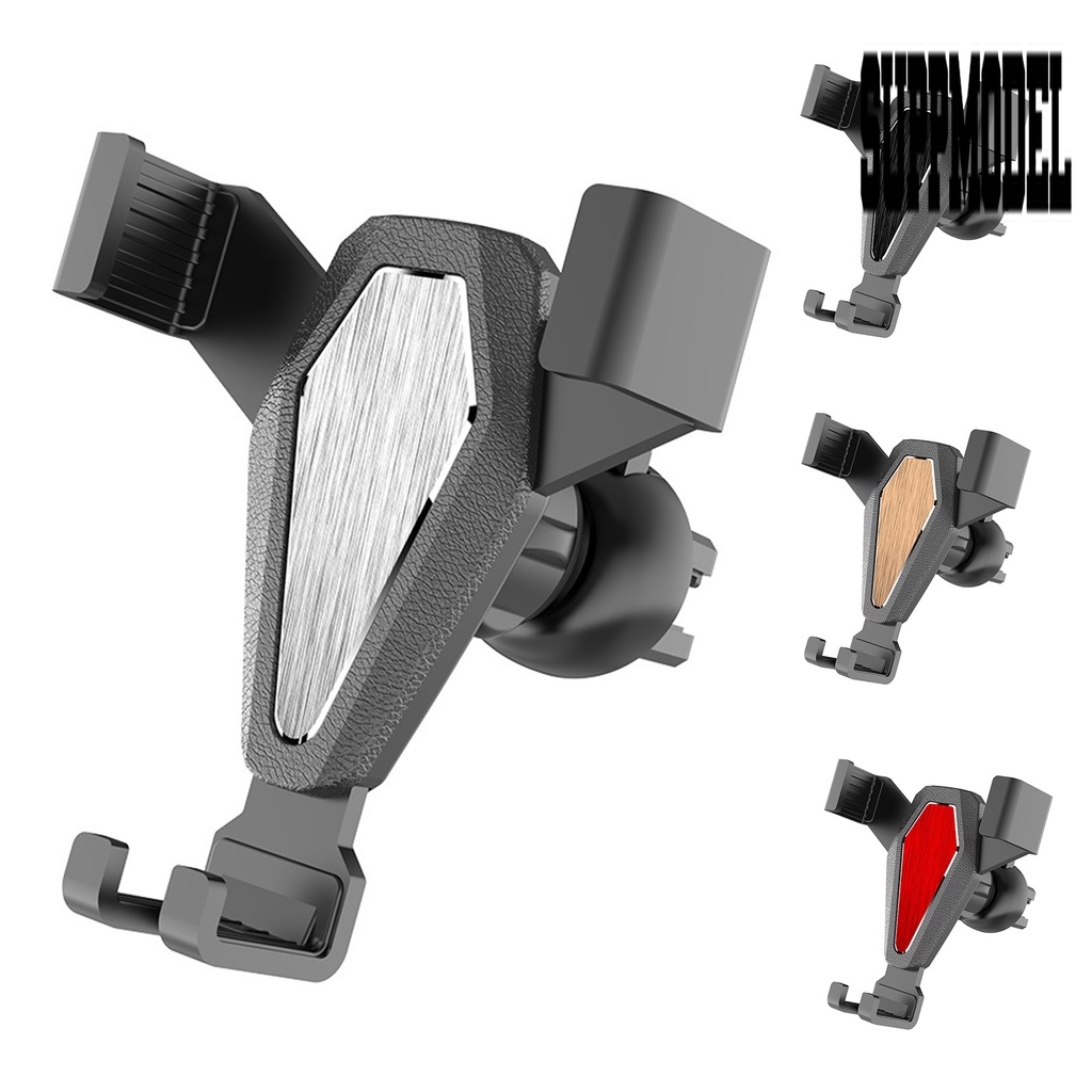 Bracket Holder Handphone Bentuk Segitiga Rotasi 360 Derajat Untuk Kisikisi Ac Mobil