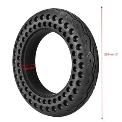 10 x 2.0 Ban Mati Ban Solid Tire Scooter Skuter