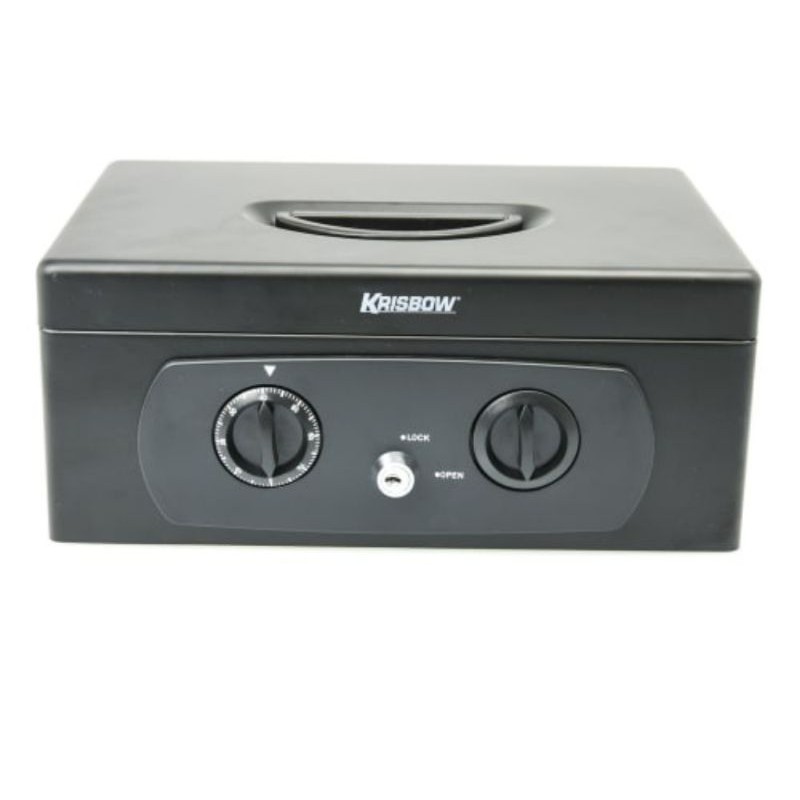 Krisbow Cash Box - cash deposit - safe box - kotak uang