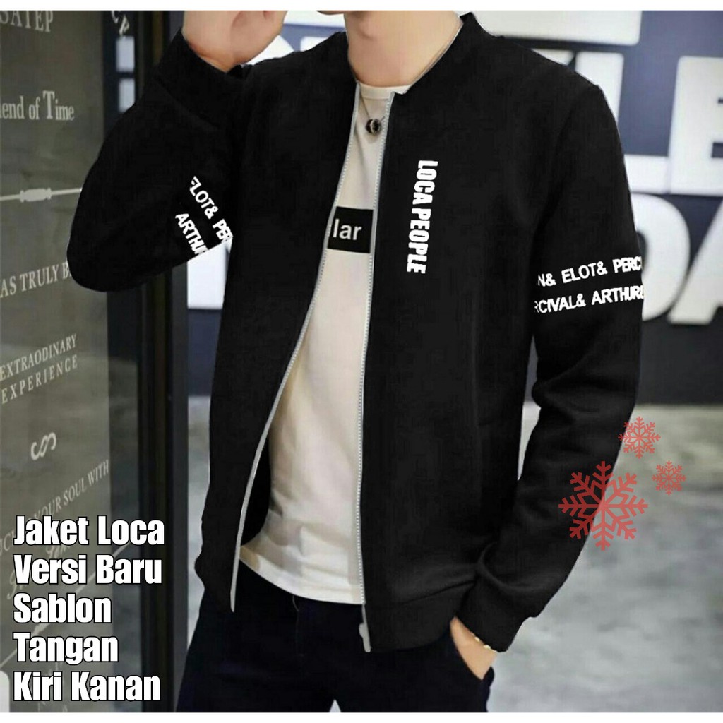 INDOBEST JAKET LOCA LENGAN PANJANG PRIA / KASUAL BAHAN BABYTERI