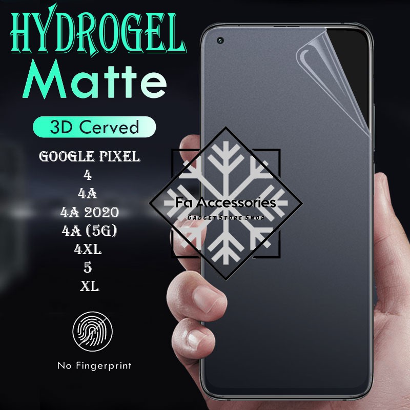 FA ANTI GORES JELLY HYDROGEL MATTE GOOGLE PIXEL 4 4A 4XL 5 6 6A 6PRO 7 7A 7PRO A PRO XL 2020 5G FULL SCREEN PROTECTOR SHOCK