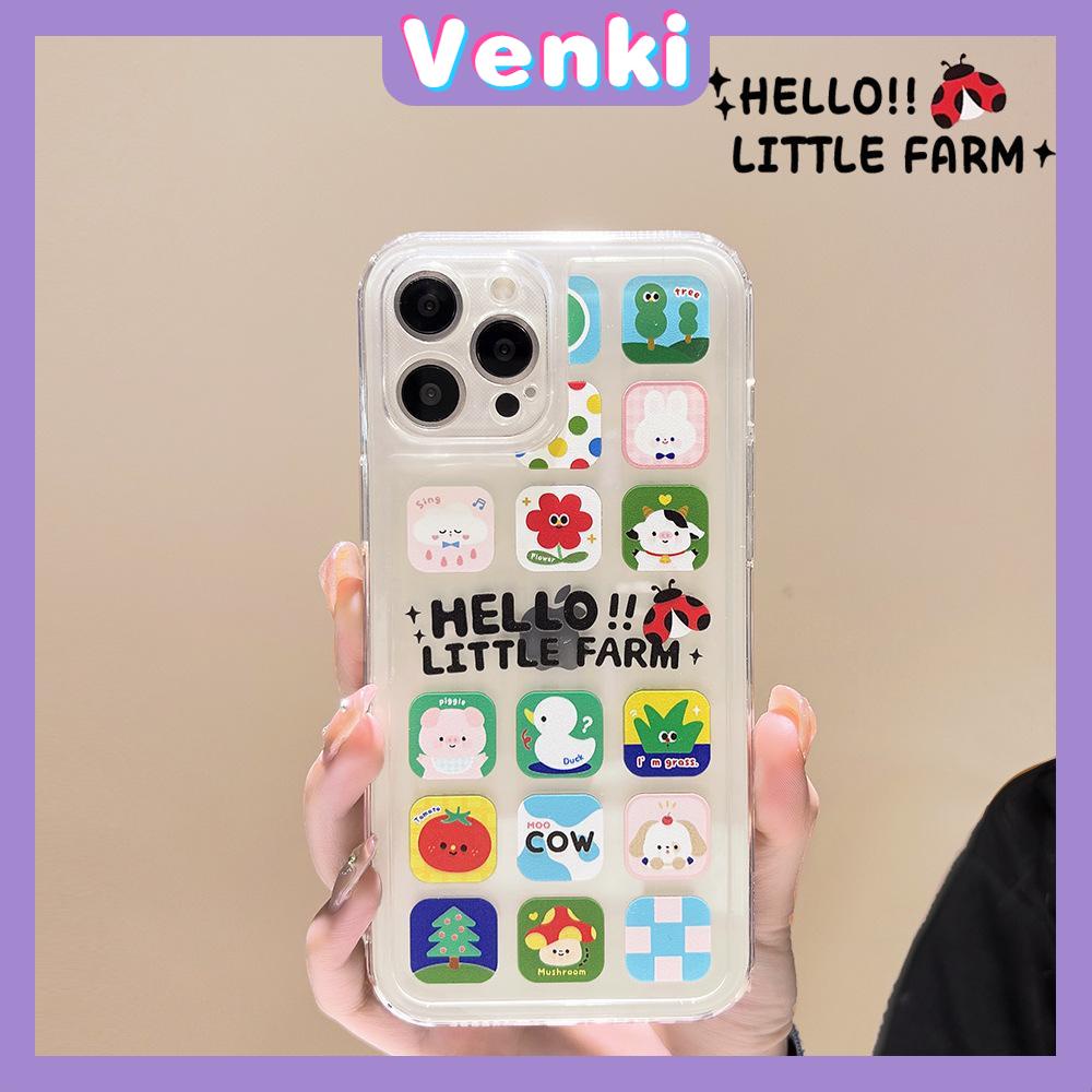 iPhone Case Silicone Soft Case TPU Clear Case Square Edge Camera Full Coverage Protection Shockproof Cartoon Cute For iPhone 13 Pro Max iPhone 12 Pro Max iPhone 11 iPhone 7 Plus