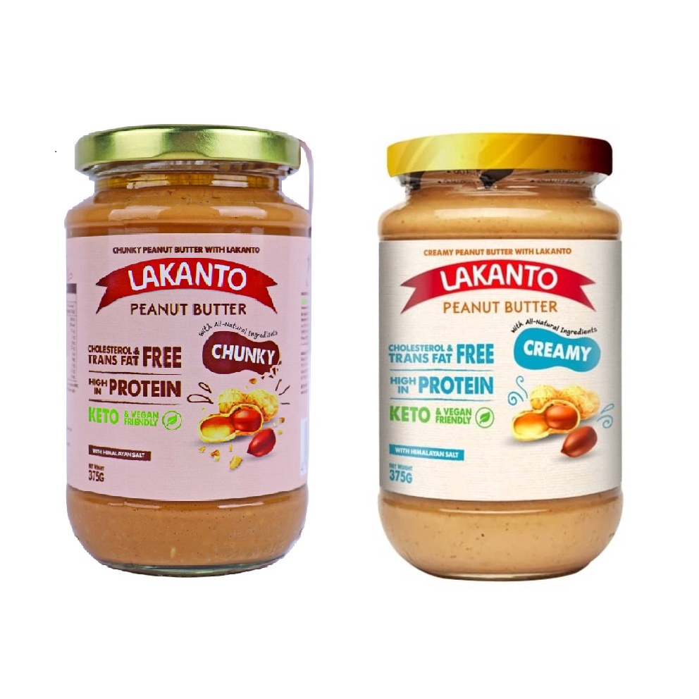 

Lakanto Peanut Butter KETO DIET FRIENDLY Chunky Creamy 375g