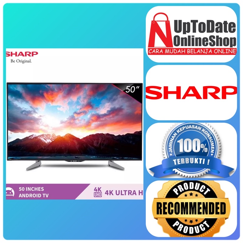 TV LED 50INCH SHARP LC-50UA440X SMART TV 4K UHD