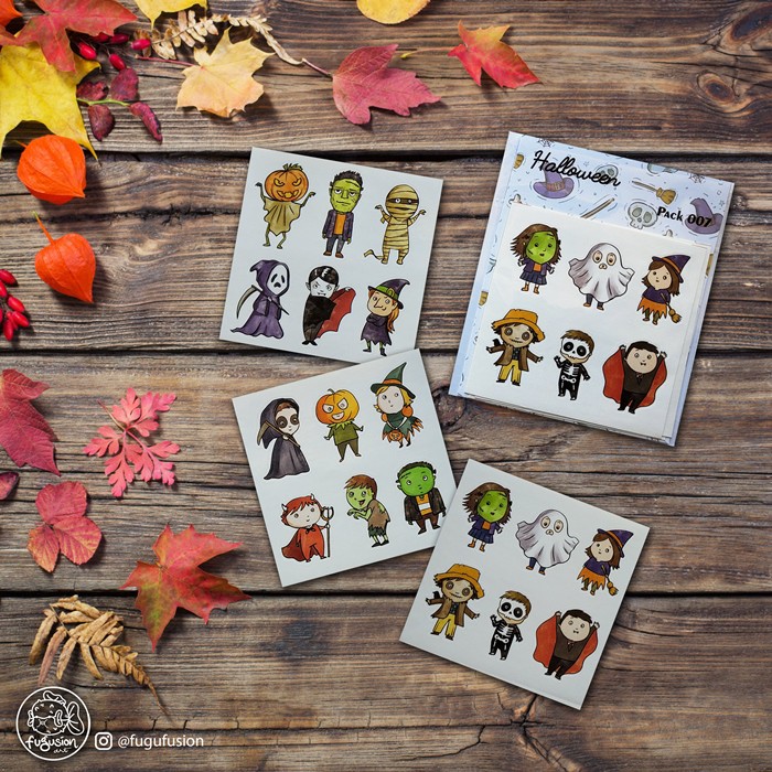 

Sticker / Stiker Deco Aesthetic Pack Halloween 007 Utk Laptop, Buku, Diary, Journal, dll