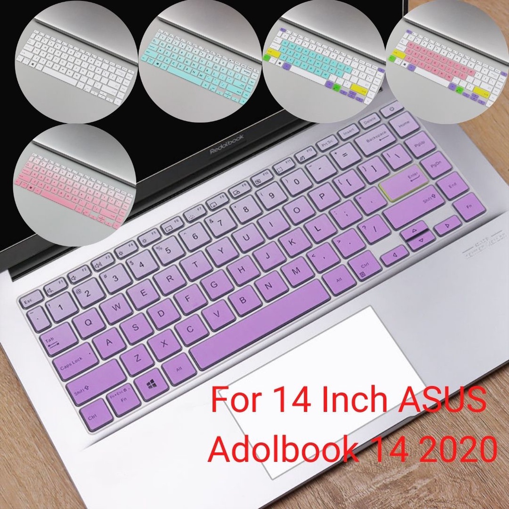 Cover Pelindung Keyboard Laptop Bahan Silikon Ultra Tipis Untuk Asus Adolbook 14 2020 VivoBook 14X M4100 14 Inch vivobook K413 E410Ma vivobook m433ia m413 4