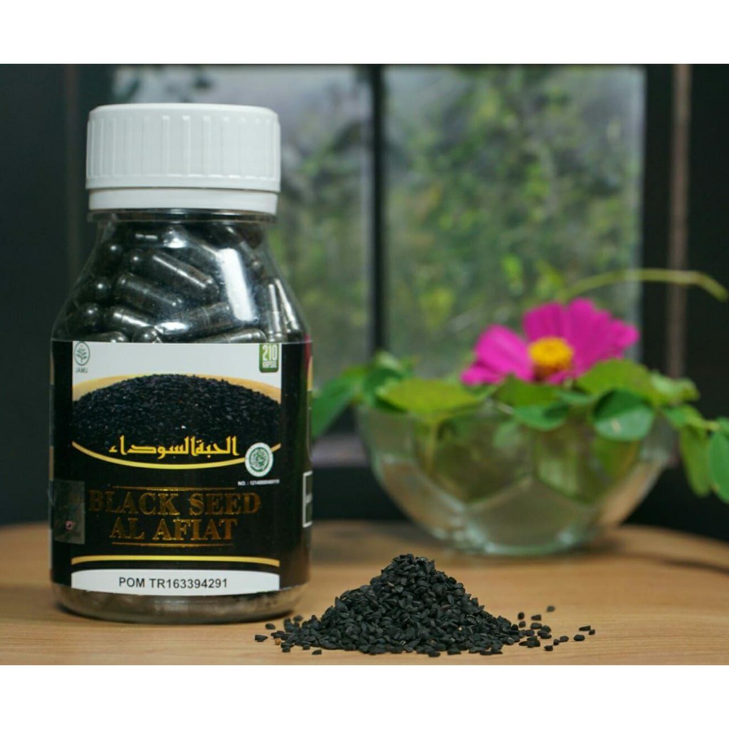 Habbatussauda BLACK SEED Al Afiat - Kapsul Jinten Hitam - Nigella sativa | Suplemen Daya Tahan Tubuh