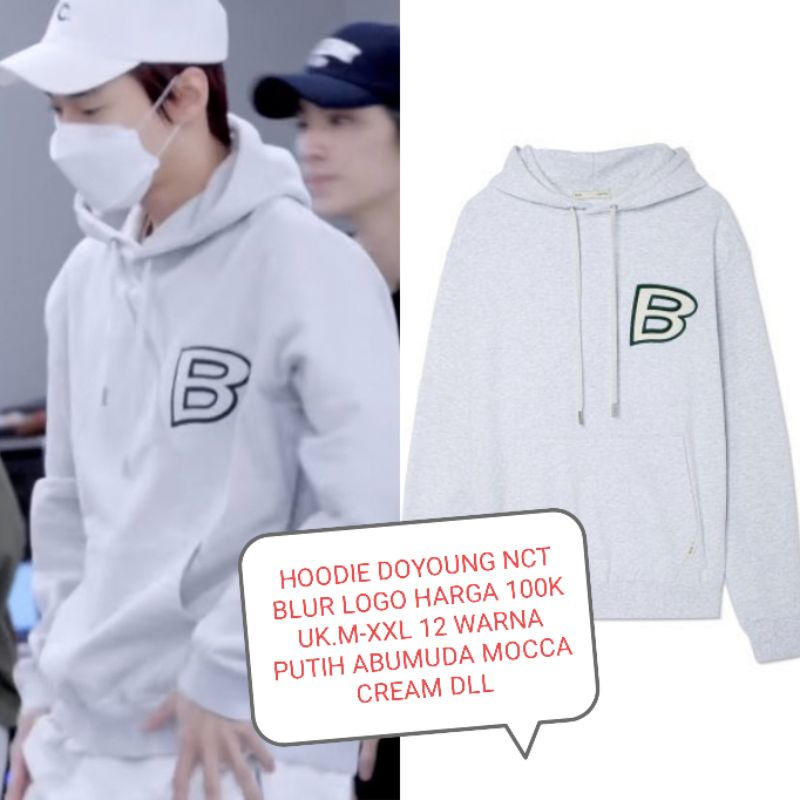 HOODIE DOYOUNG NCT LOGO B BLUUR