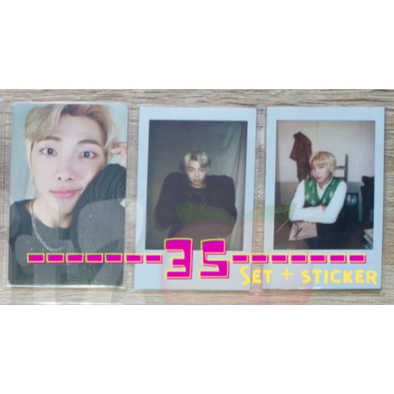 PHOTOCARD BTS RM deco kit set