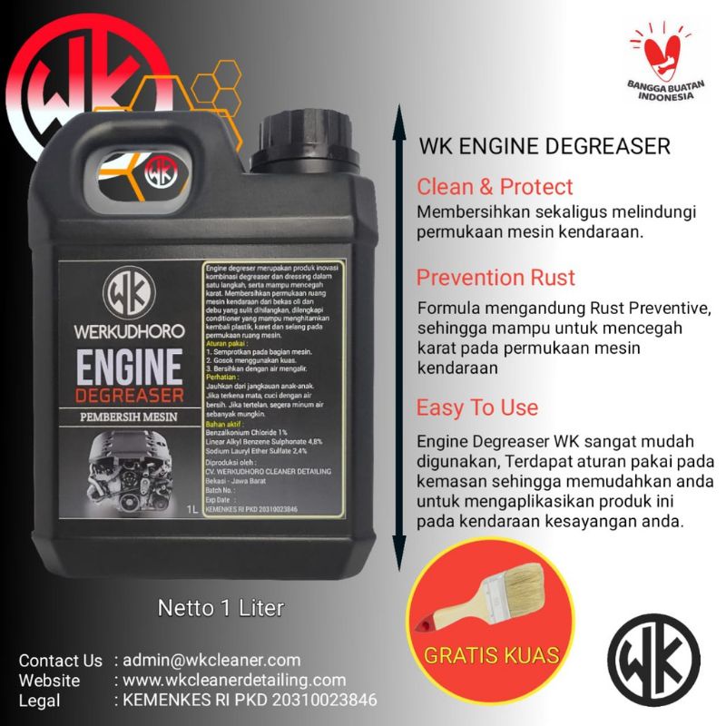 Engine degreaser wherkhuduro pembersih mesin 1liter