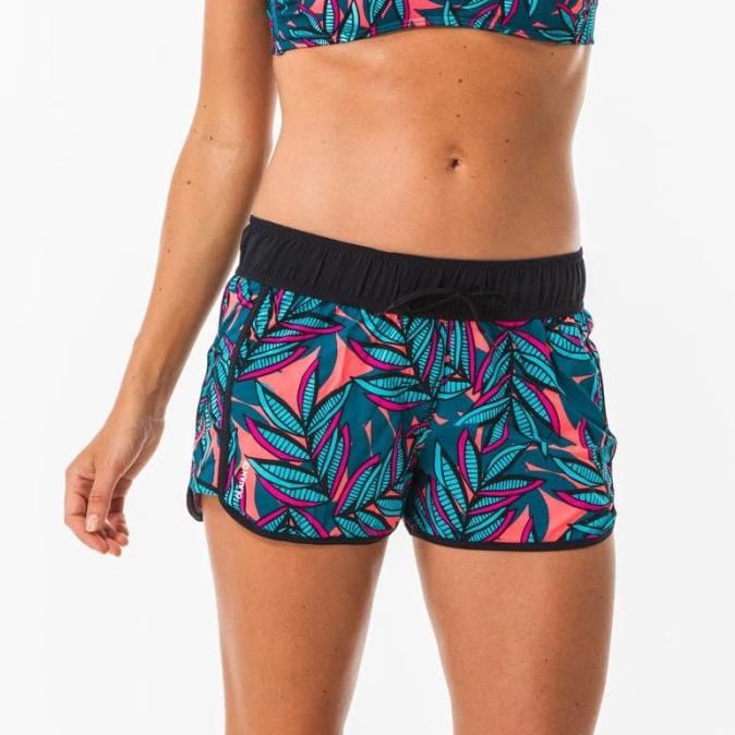 Celana surfing wanita short boardshorts elasticated waistband