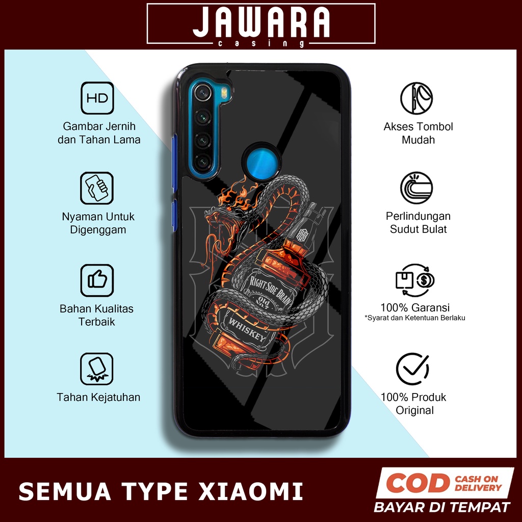 Case Redmi Note 8 Case Hp Xiaomi Redmi Note 8 Premium Glossy Jawara Casing [JD01] Casing Hp Redmi No