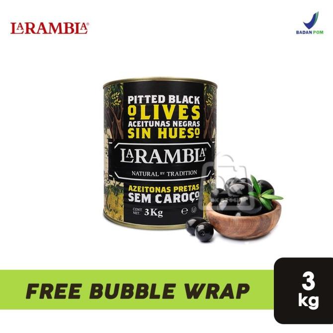 

$$$$] BUAH ZAITUN SPANYOL La Rambla / Pitted Black & Green Olives ( 3kg )