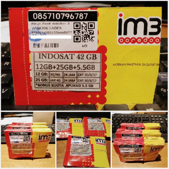 Perdana Indosat 42GB