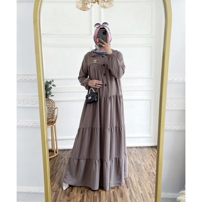 SOLVIA DRESS MAXY CRINGKEL AIRFLOW