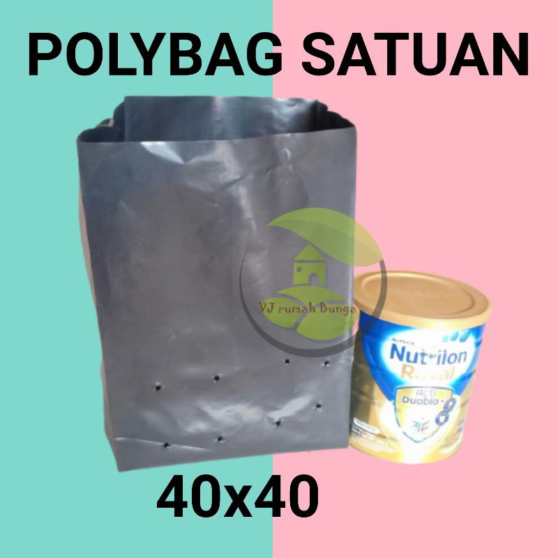 Polybag Tanaman Ukuran 40x40 Kantong Plastik polibek ukuran 40x40cm