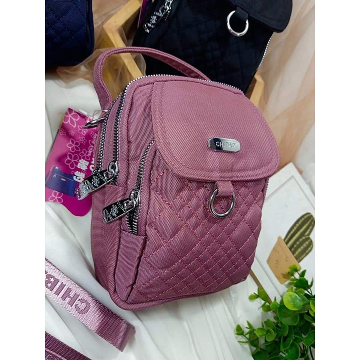 Tas Slempang Chibao 3301-22-6 Bahan Kanvas. Tas Slempang Wanita Tas Chibao Tas Wanita Import Chibao Ori Chibao Import BEST SELLER BISA BAYAR DITEMPAT.!!!!