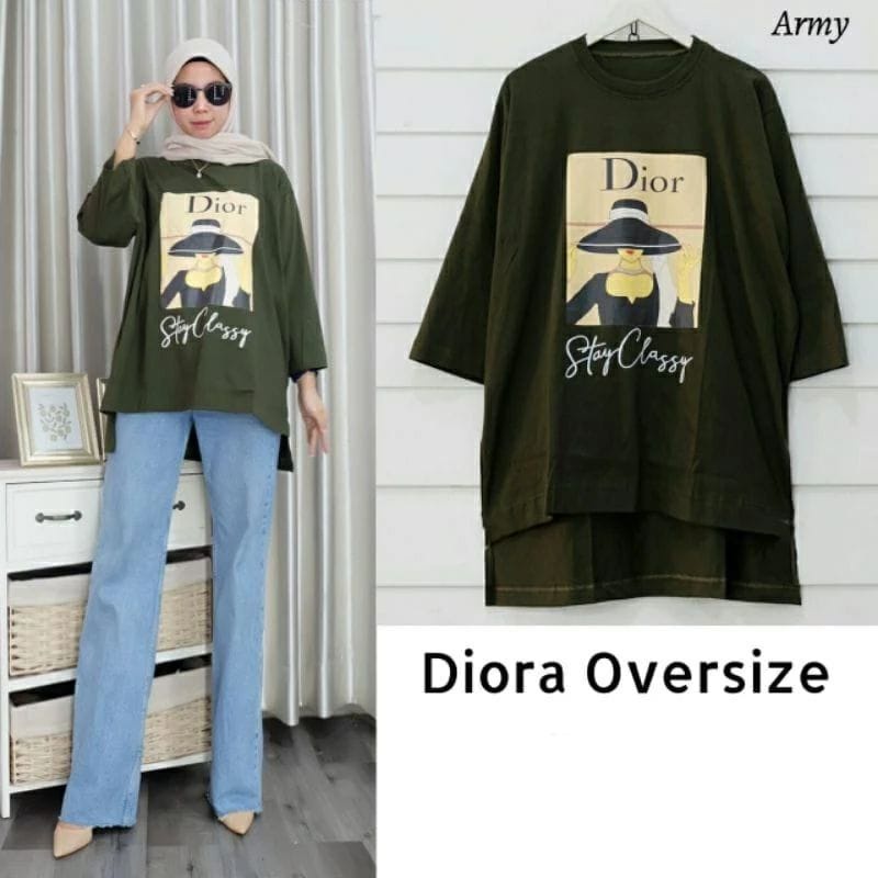 DIORA BLOUSE OVERSIZE / BLOUSE KEKINIAN / BLOUSE WANITA / BLOUSE TERMURAH