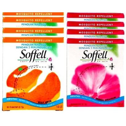 Soffell Sofel Soffel Jeruk / Bunga Sachet | Anti Nyamuk