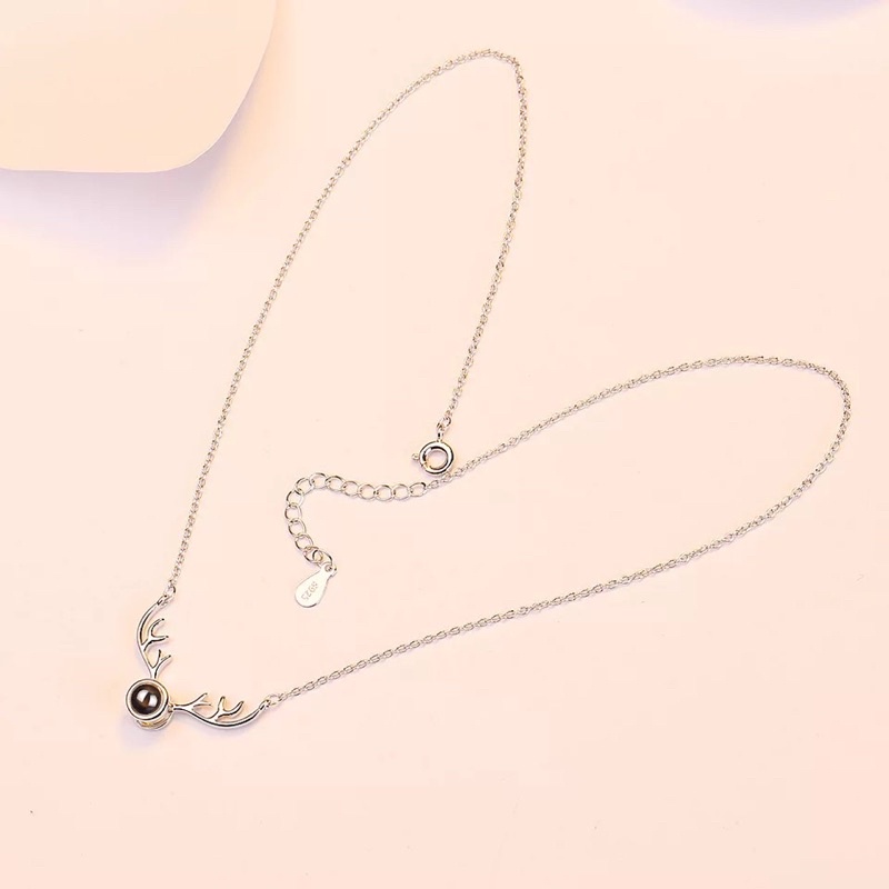 Kalung titanium wanita stainless anti karat