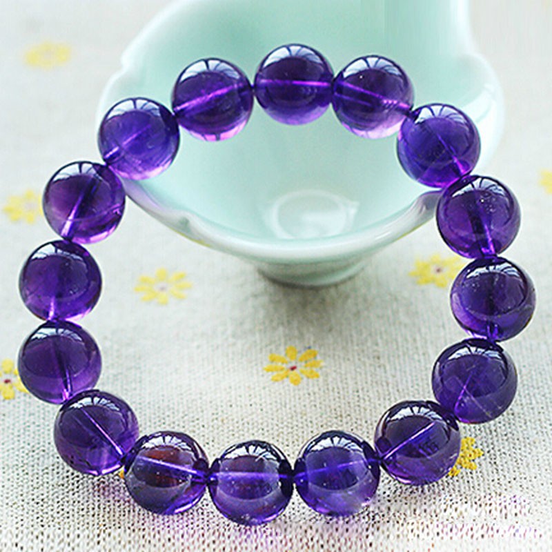 Reiki Chakra Crystal Agate Bead Bracelet 6mm 8mm 10mm