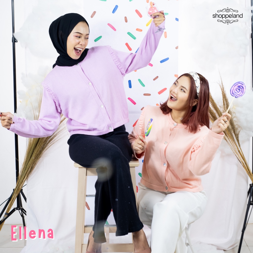 NEWSHOPPELAND - Ellena Cardi Rajut Cotton Premium