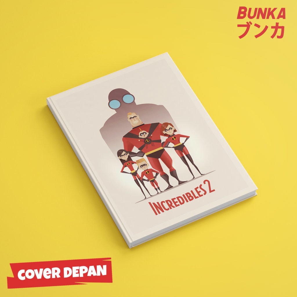

Notebook The Incredibles B Hardcover A5 Buku Tulis Catatan Note Agenda Planner Jurnal