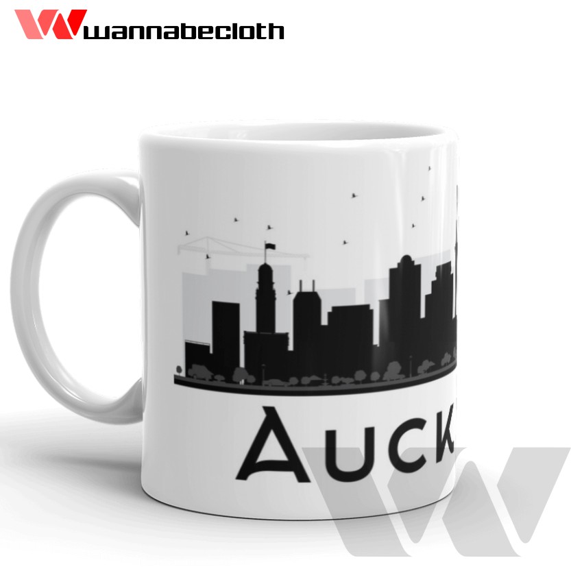 Gelas New Zealand Auckland Mug New Zealand Auckland Souvenir New Zealand Auckland Mug World City