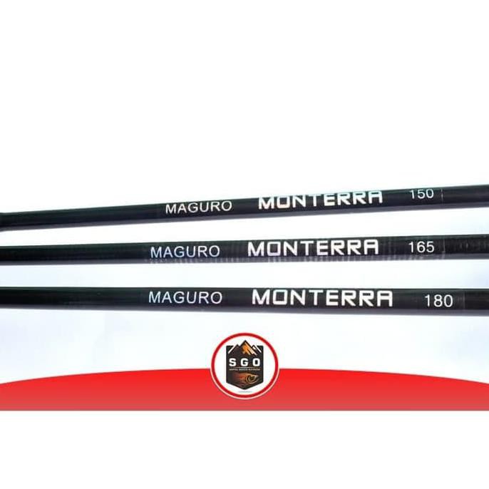 TERMURAH Joran Pancing Maguro Monterra 180 Cm Carbon Material Spinning Rod
