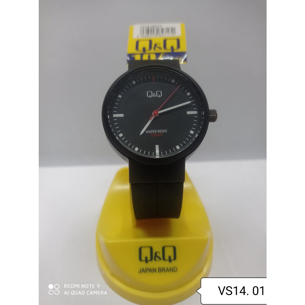 SALE Jam Tangan Pria Sporty Casual Rubber Analog Original Q&amp;Q QNQ QQ VS14 VS14J Series