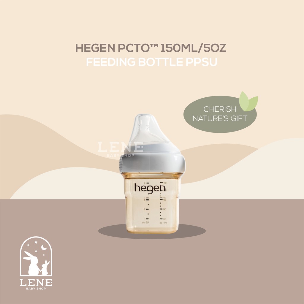 Hegen Feeding Bottle PPSU 150 ml / Botol Susu - 1 pack