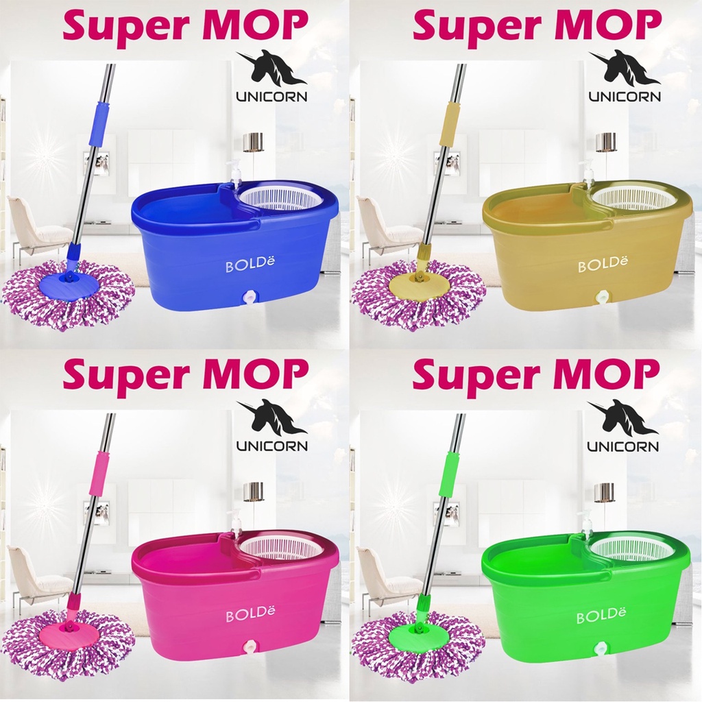 BOLDe UNICORN Super MOP Alat Pel/ kain pel bolde/ praktis dan mudah