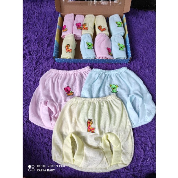 DAFFA SNI ..CELANA POP BOX BAYI ISI 1 LUSIN/12pcs