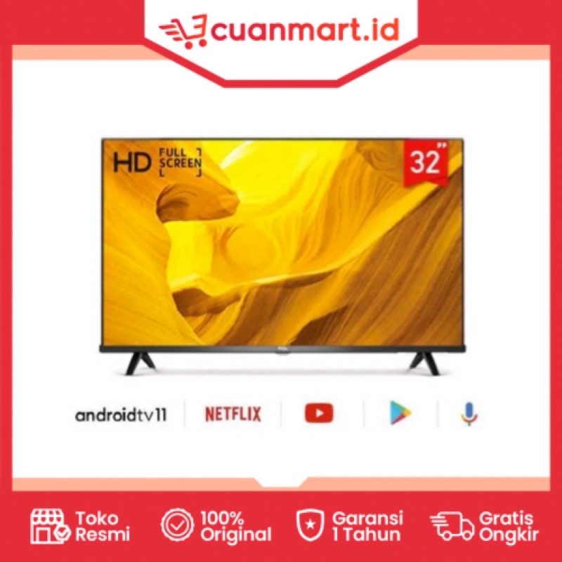 TCL 32A5+ Smart Android LED Digital TV 32 Inch
