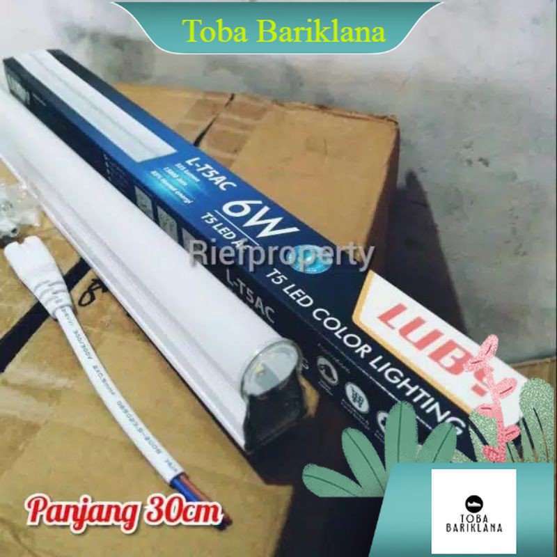 Neon led T5 luby 6 watt led 30 cm Murah