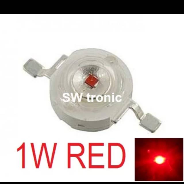 Led 1w red merah 1watt hpl