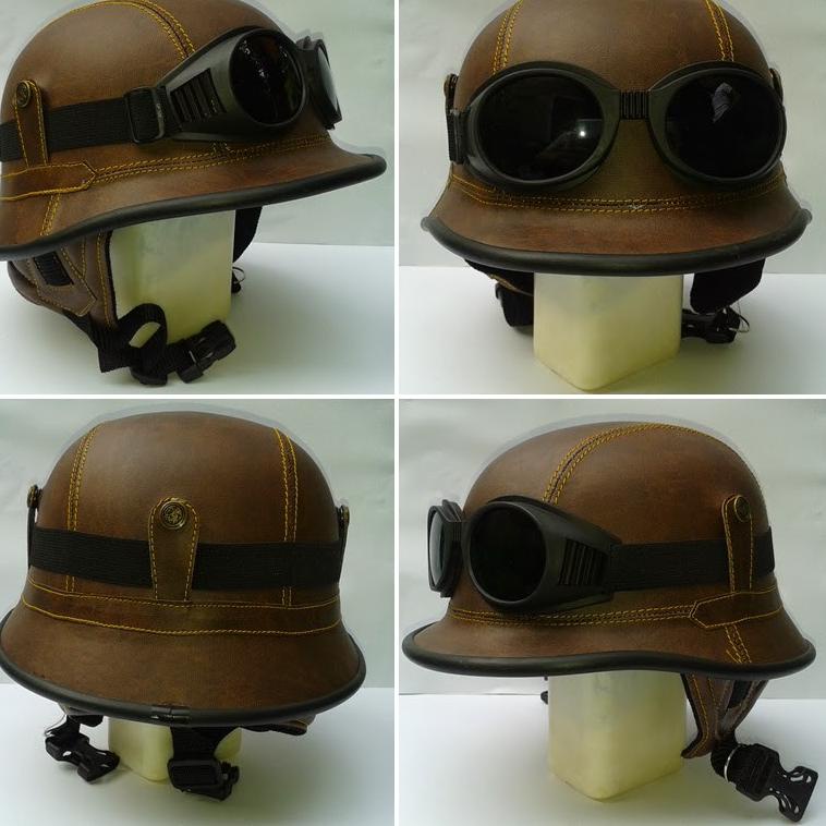 [KODE L7QQ8] Helm Retro Nazi Kacamata Klasik Handmade Jadul Era Perang Dunia II