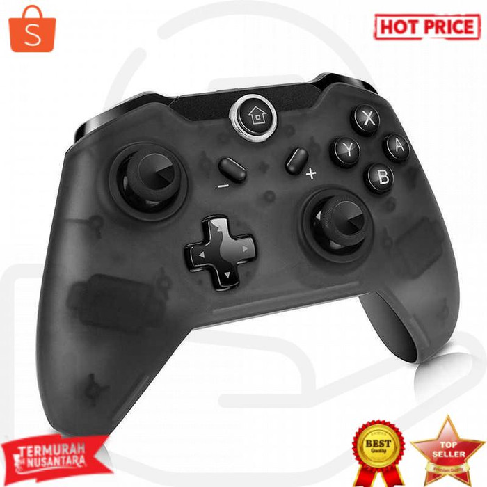 Bluetooth Gamepad Gyro Axis Joystick for Nintendo Switch - r25 [Hitam]