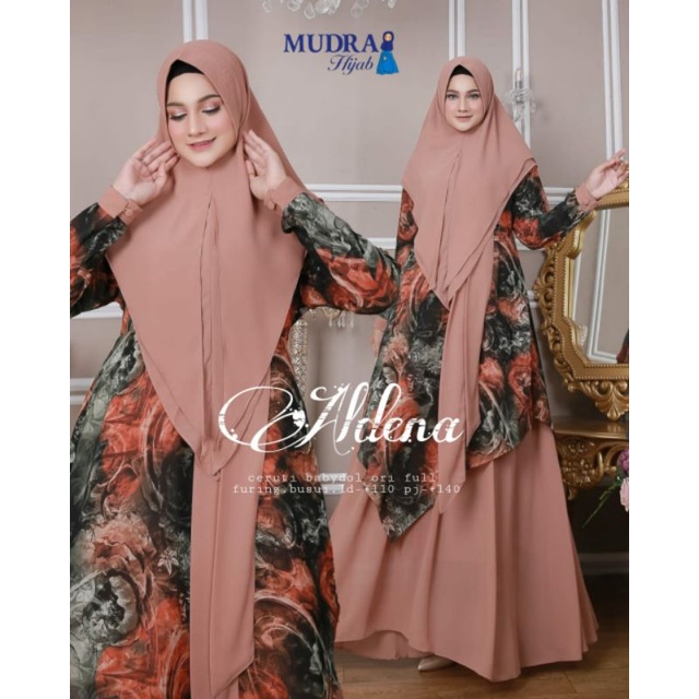 Aldena Gamis Syari Ceruti by Mudra